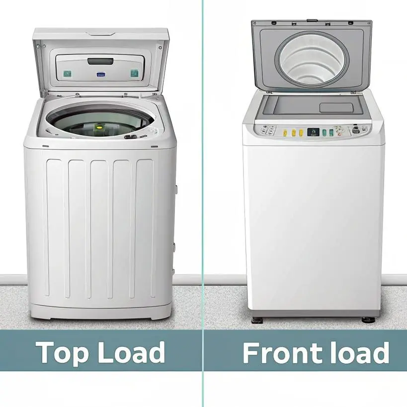 fornt load vs top load washing machine